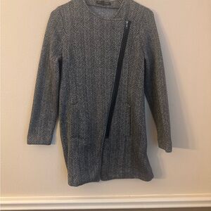 Banana Republic Gray Herringbone Jacket